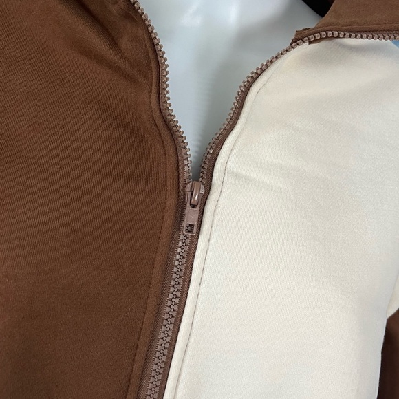 POLAGRAM Color block pull over top S M L - Picture 6 of 6